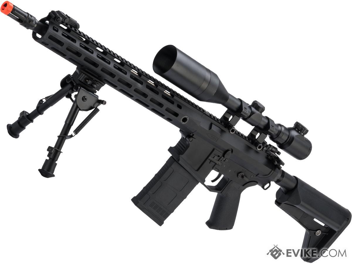 CYMA Platinum SR-25 QBS Airsoft AEG Designated Marksman Rifle (Model: 14.5" M-LOK)