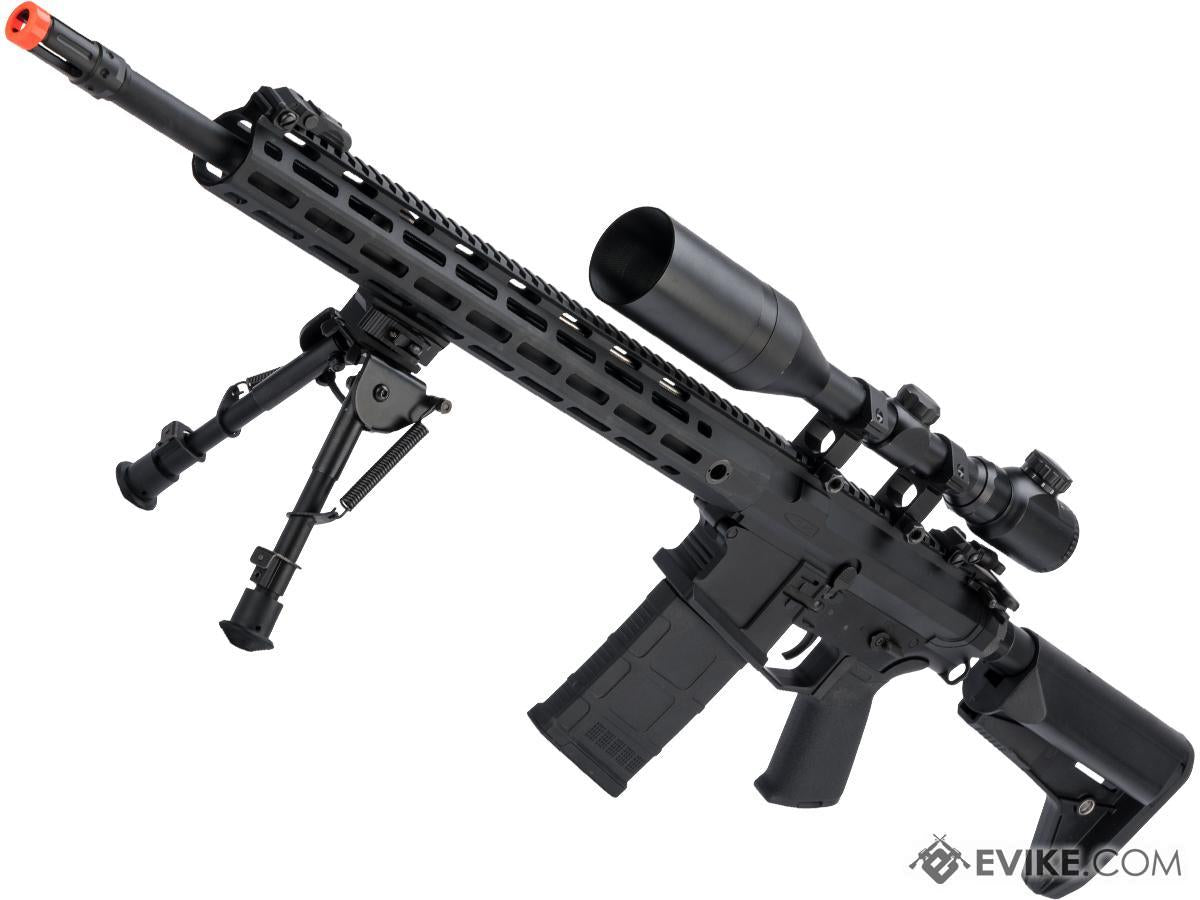 CYMA Platinum SR-25 QBS Airsoft AEG Designated Marksman Rifle (Model: 16.5" M-LOK)