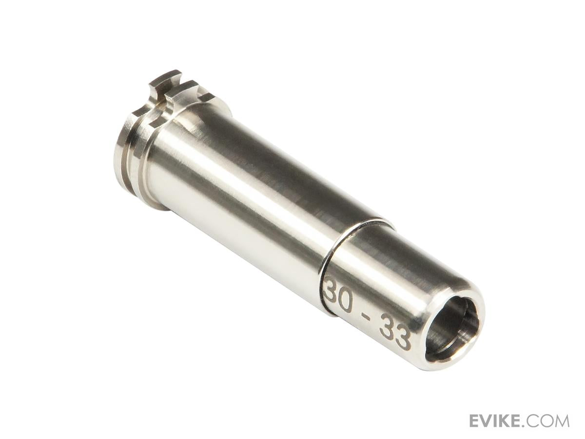 Maxx Model CNC Titanium Adjustable Air Seal Nozzle for Airsoft AEG Rifles (Size: 30mm - 33mm)