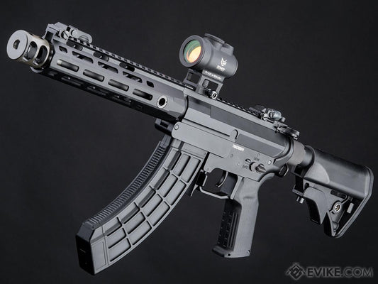 CYMA Platinum SR-47 MK47 QBS Airsoft AEG Rifle (Model: 8" M-LOK / Waffle Magazine)