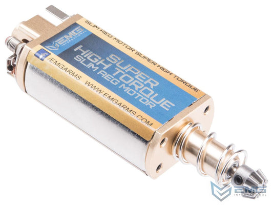 EMG MilSim Spec Slim Long-Type Motor for Airsoft AEGs (Model: Gold / Titan 25K)