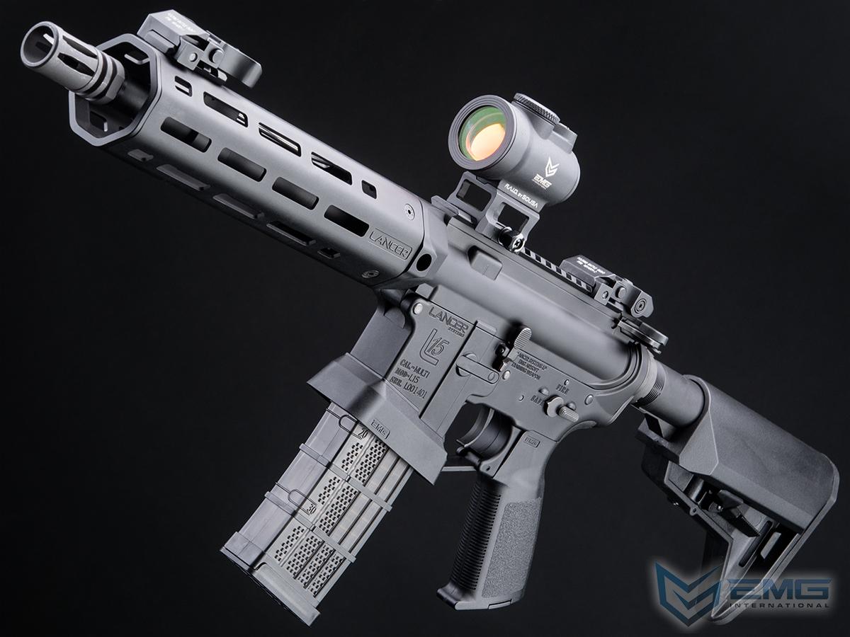 EMG Lancer Systems Licensed L15 Defense Airsoft AEG Rifle (Black Handguard / 8")