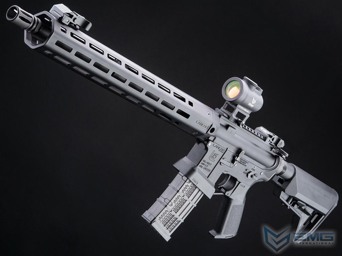 EMG Lancer Systems Licensed L15 Defense Airsoft AEG Rifle (Black Handguard / 15")