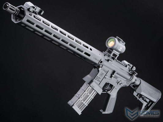 EMG Lancer Systems Licensed L15 Defense Airsoft AEG Rifle (Black Handguard / 15")