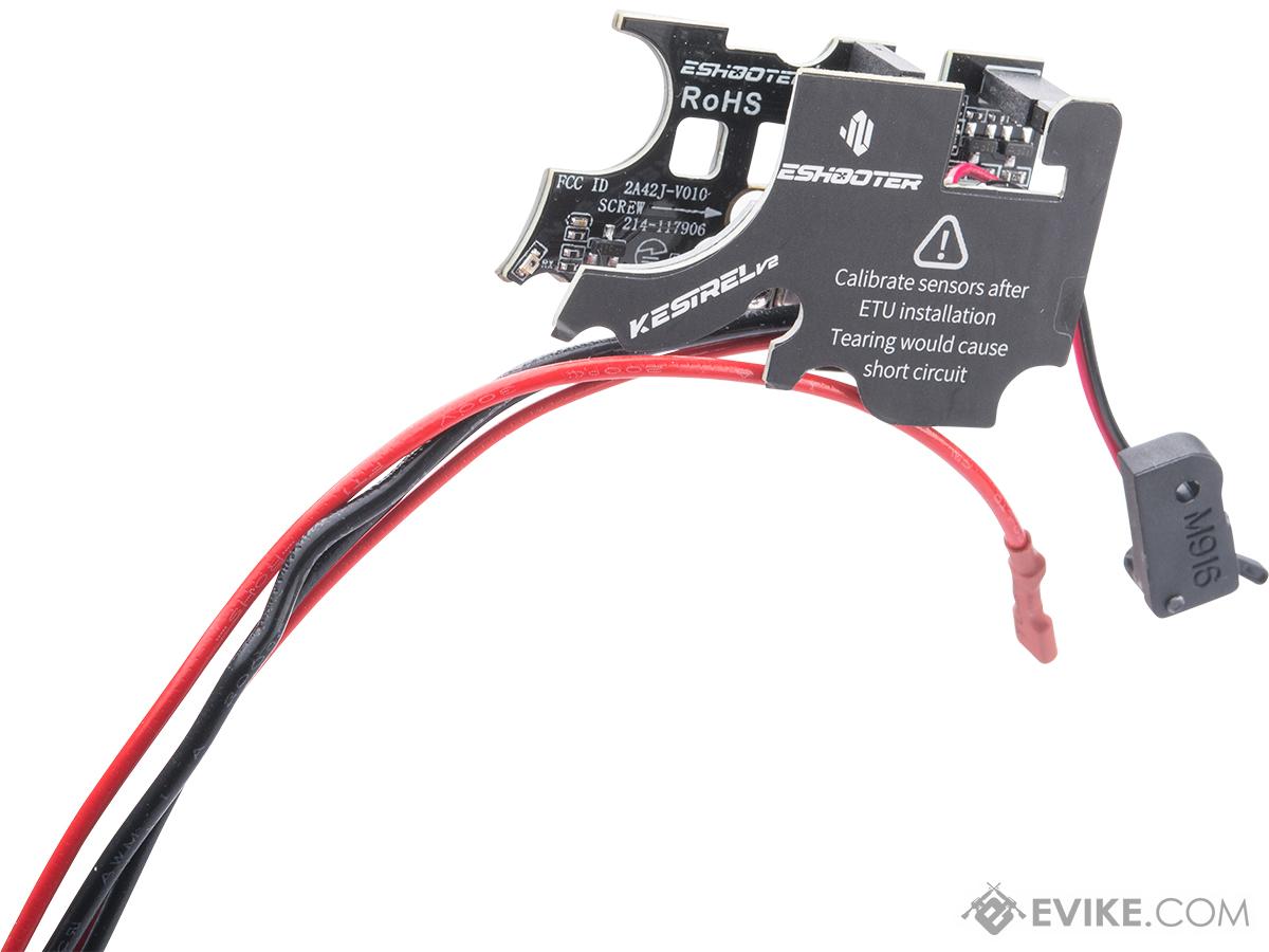 E-Shooter Technology Kestrel V2 ETU Advance MOSFET for Version 2 AEG Gearboxes (Model: Rear Wired)