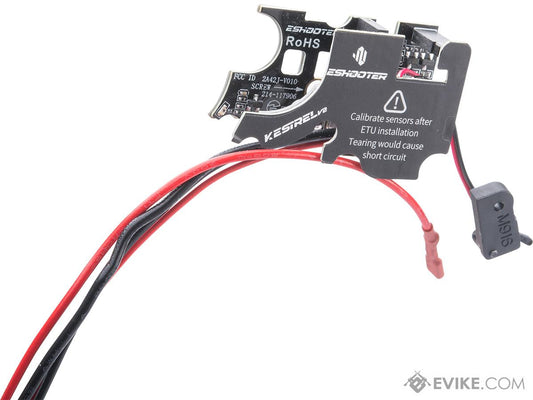 E-Shooter Technology Kestrel V2 ETU Advance MOSFET for Version 2 AEG Gearboxes (Model: Rear Wired)