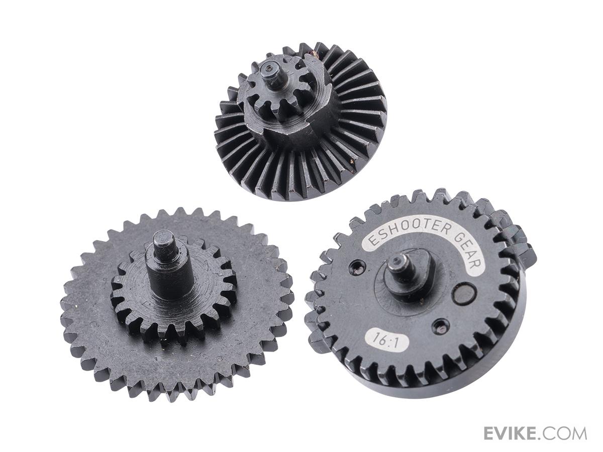 E-Shooter Technology CNC Machined Steel Airsoft Gear Set (Ratio: 16:1)
