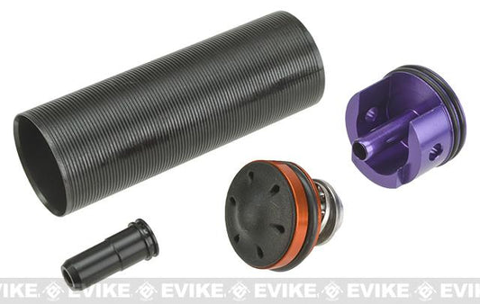 Lonex Compression Upgrade Set w/ Mushroom Type Piston Head for Airsoft AEG Rifles (Model: AK47)