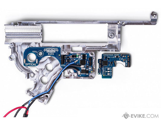 JeffTron Leviathan - NGRS Airsoft Drop-In Programmable MOSFET Module for Tokyo Marui NGRS Airsoft Rifles (Type: Version 2 / Wired To Stock)
