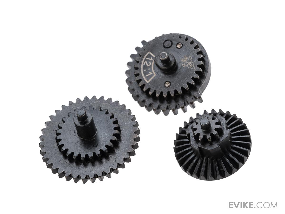 Rocket Airsoft CNC Steel Gear Set for Tokyo Marui Spec Airsoft AEG Gearboxes (Type: 12:1 High Speed)
